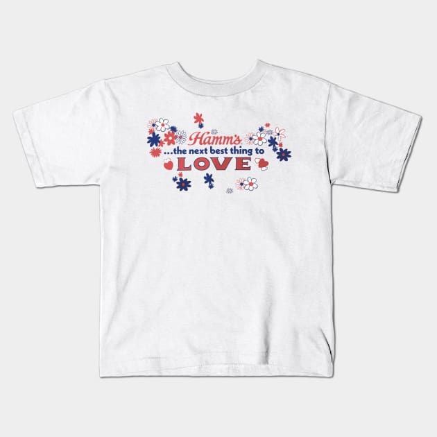 Hamm's Beer = LOVE Kids T-Shirt by Eugene and Jonnie Tee's